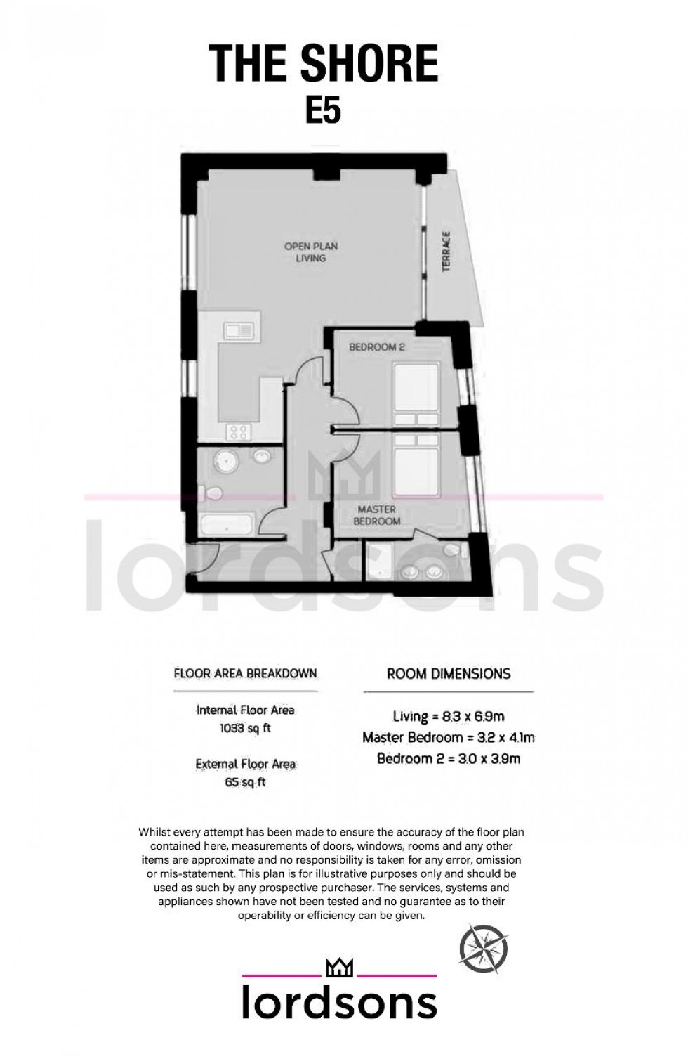 Floorplan for The Leas, Westcliff on Sea