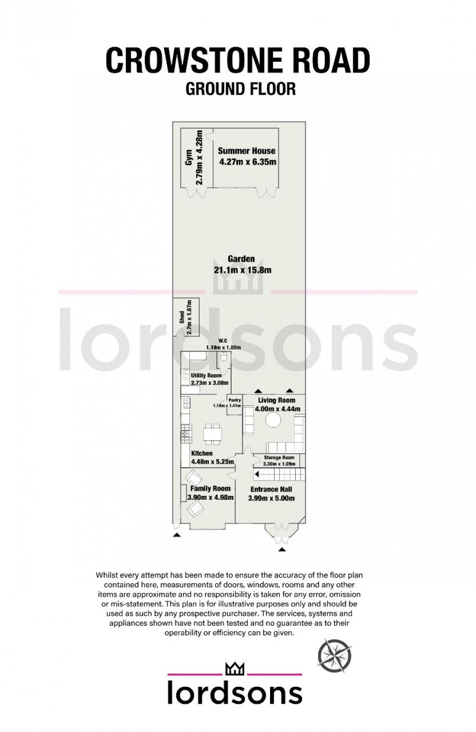 Floorplan for Crowstone Road, Westcliff on Sea