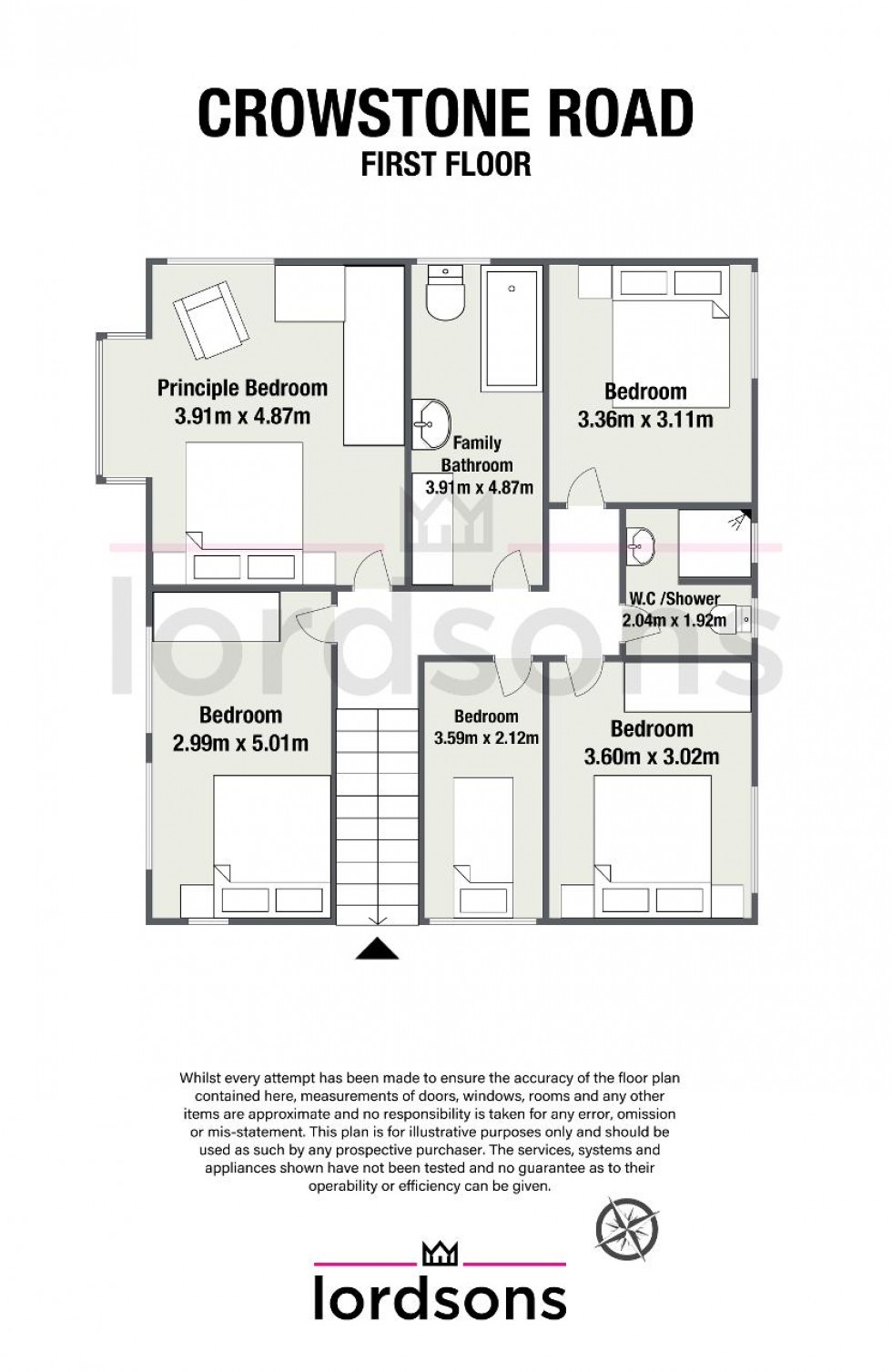 Floorplan for Crowstone Road, Westcliff on Sea