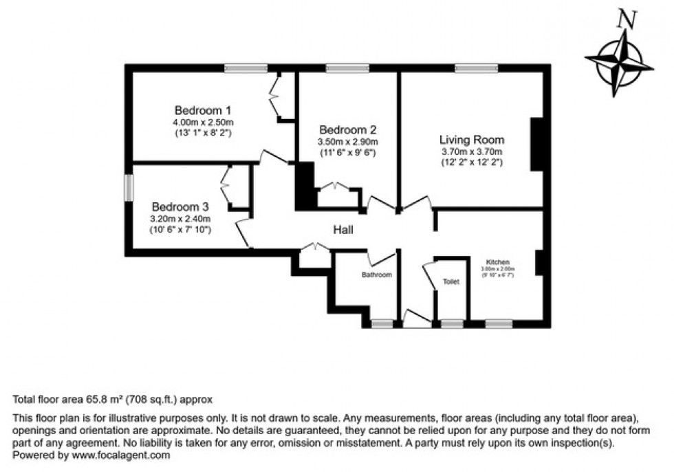 Floorplan for Albion Avenue, London